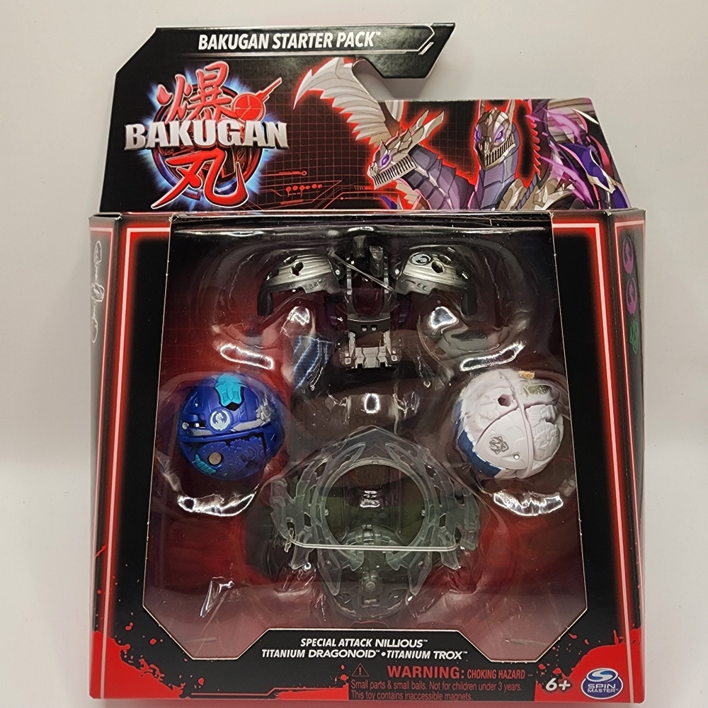 Bakugan Starter 3-pack Spinning Action Figures Special Attack New In‎ Box